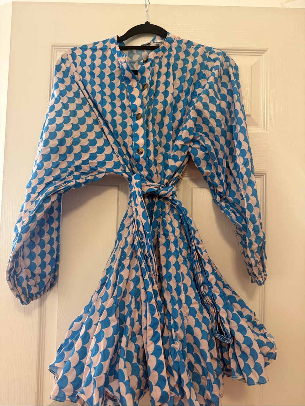 Rhode Emma Dress Small Blue Pink - Picture 3 of 6